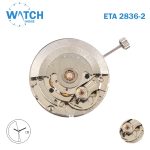 ETA 2836-2 Swiss Made Quartz Movement, White (Day/Date) Disk at 3, 3 Hands.
