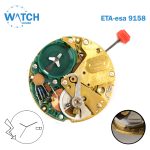 ETA 9158 Swiss Watch Movement, White Date -Day at 3 ,3 Hands.