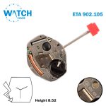 ETA 902.105 Swiss Watch Movement, 3 Hands, without disk.