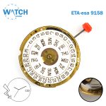 ETA 9158 Swiss Watch Movement, White Date -Day at 3 ,3 Hands. - Image 2