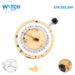 ETA 251.264 Swiss Movement, Replacement for 251.262 , White Date Disk at 4, Chronograph. - Image 2