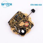 ETA 988.432 Swiss Made Quartz Analog / Digital Movement, With Chronograph, Gmt , Count-Down Timer, Alarm . - Image 3