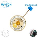 ETA 956.114 Swiss Made Watch Movement, White Date Disk at 3, 3 Hands, Height 1. - Image 2