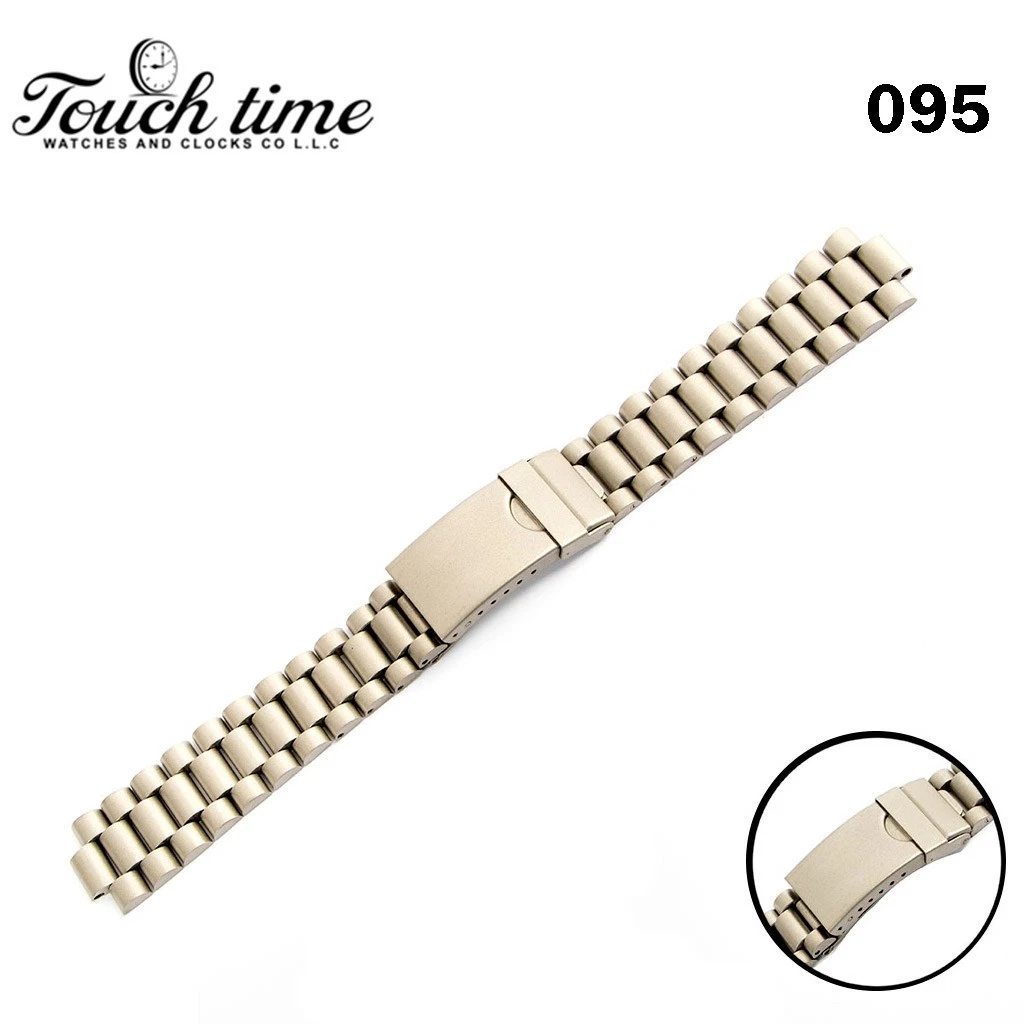 Stainless Steel Swiss Metal Band -Silver-18mm-High Quality with 2 link #095 thumbnail 2
