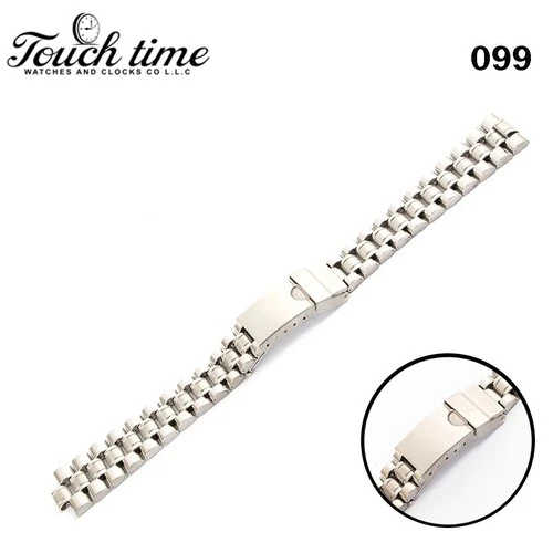 Swiss Stainless Steel Metal Band Bracelet- Silver Color Quality 16mm -New #099# thumbnail 4