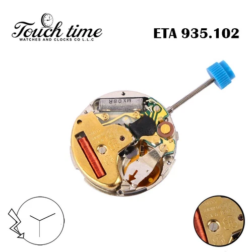ETA 935.102 Swiss Quartz Movement, Without Disk, 3 Hands.