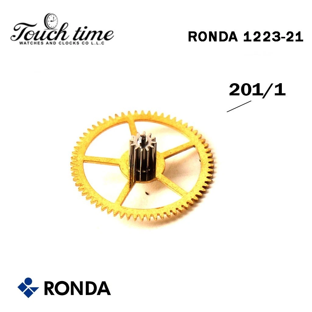 RONDA 1223-21 Large Driving Wheel – Gold – Part Number 201/1 – Swiss Made thumbnail 2