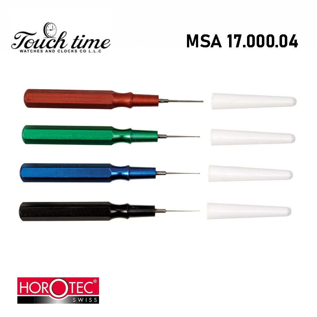 HOROTEC msa17.000.04, Assortment of simple oilers with aluminum handle.