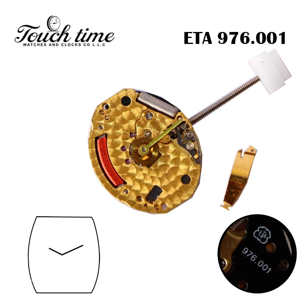 ETA 976.001 (Gucci Finish) حركة سويسرية, Decorated, Total الارتفاع=2.95mm. thumbnail 3