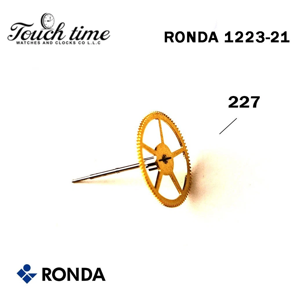 RONDA 1223-21 Sweep Second Wheel – Gold – Part Number 227 – Swiss Made thumbnail 2