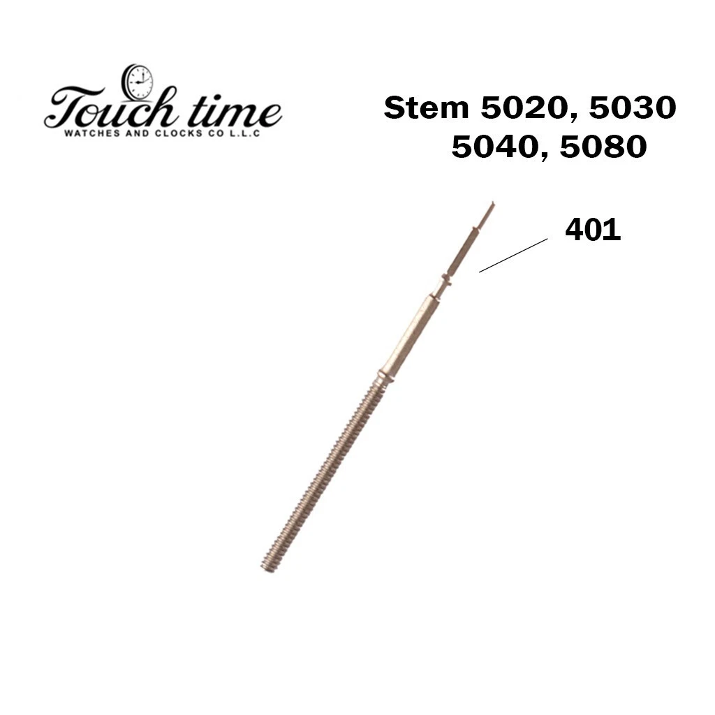 Stem For Ronda Swiss Movement 5020, 5030, 5040, 5080, Part No. 401