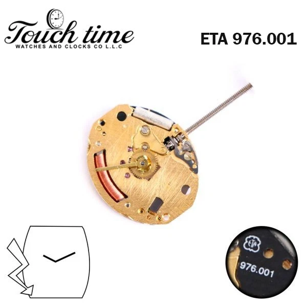 ETA 976.001 Swiss Made Watch Movement-without Disk-6 Jewels-2 Hands. thumbnail 2