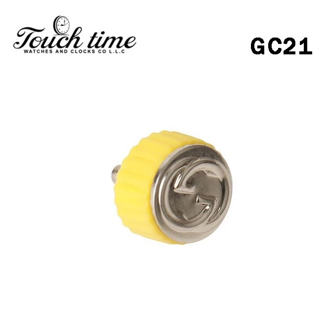 Yellow/Silver GUCCI Swiss Watch Crown-Diameter:6.76mm #GC21 thumbnail 2