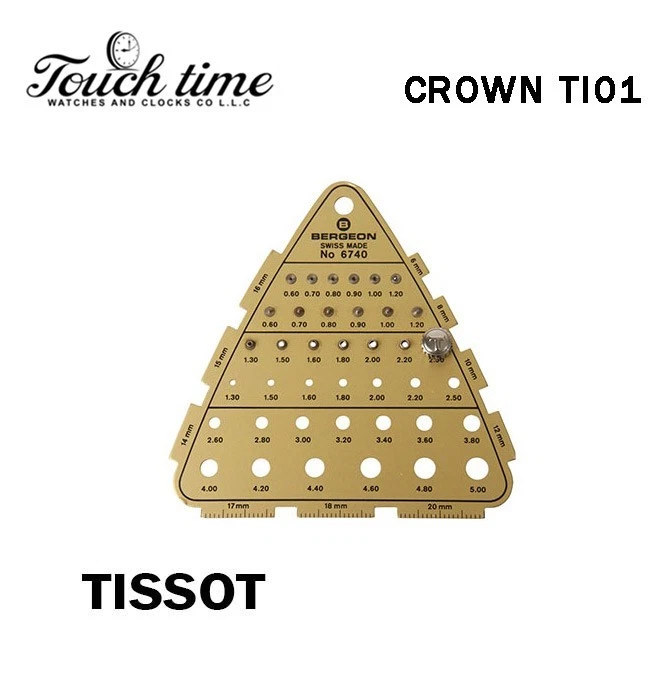 TISSOT Swiss Watch Crown Silver -Diameter:7.43mm #TI01. thumbnail 6