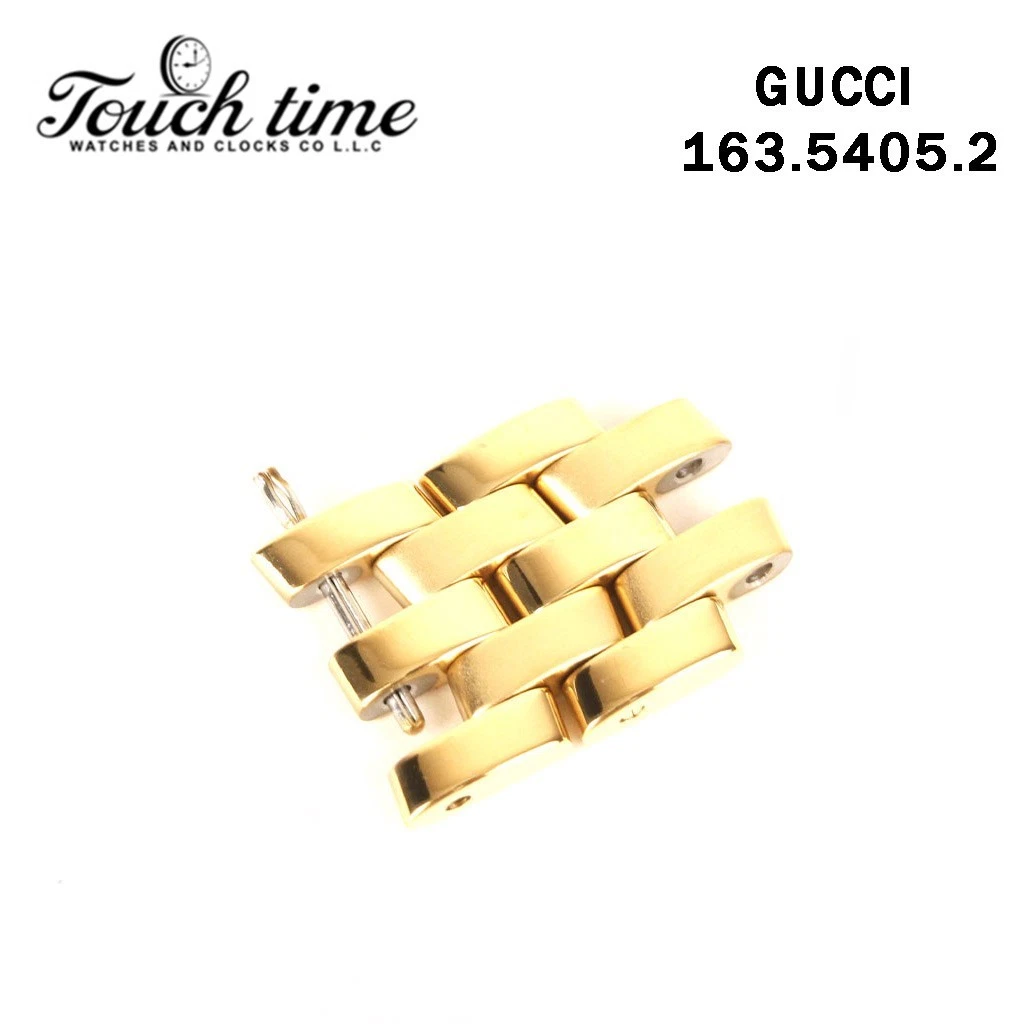 GUCCI 5400L-Size:14mm-Bracelet Link-Gold-Watch Number:163.5405.2