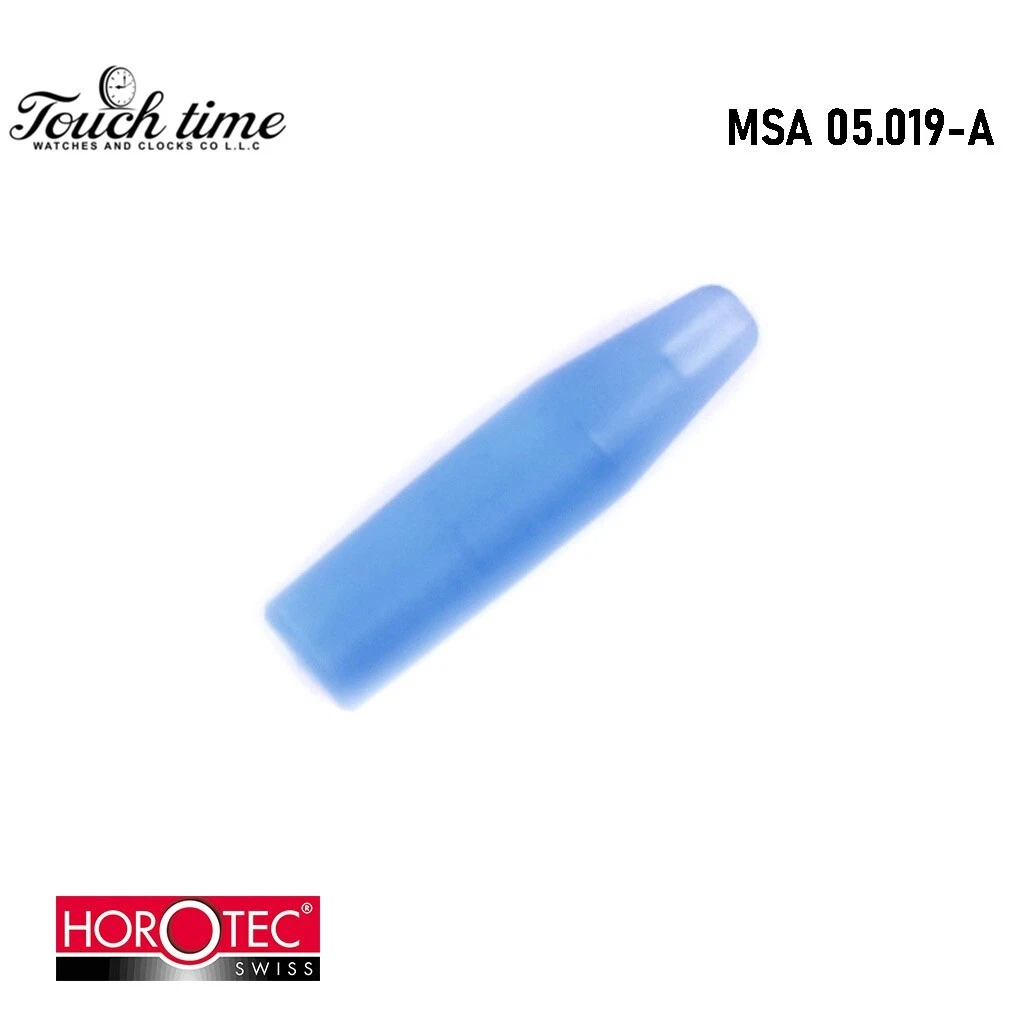 HOROTEC MSA05.019-A one piece Derlin®end piece for MSA05.019,Hole Ø 0.65 MM Blue