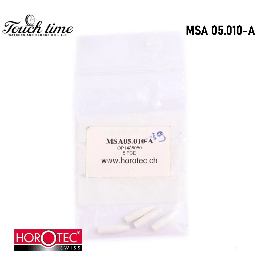 HOROTEC MSA05.010A one piece Derlin® end,Hole Ø 0.50MM White. thumbnail 2