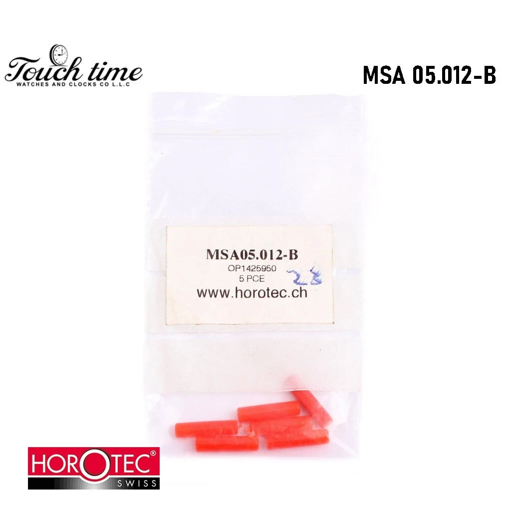 HOROTEC MSA05.012-B one piece Derlin® end piece for MSA05.012,Hole Ø 2.00MM Red. thumbnail 2