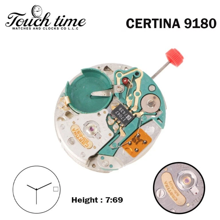 ESA 9180 Swiss Movement-Beige /White Day Date Disk At 3( CR 06)- 3 Hands-H:7.69.