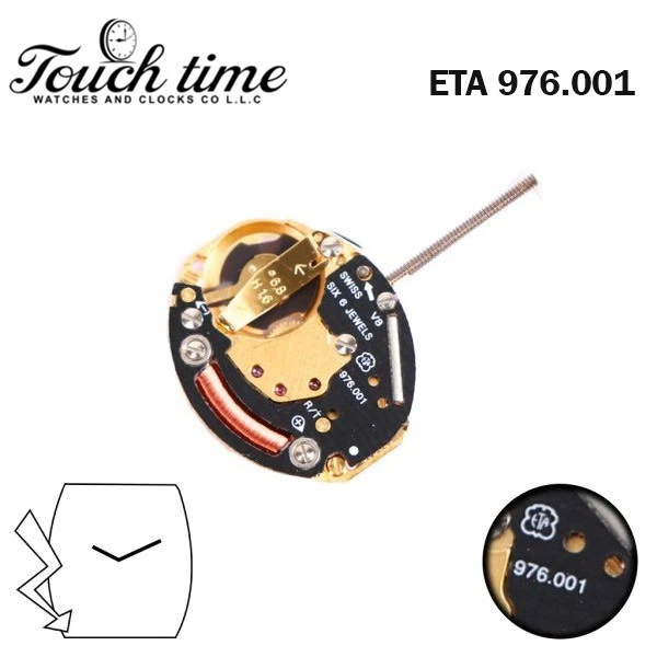 ETA 976.001 Swiss Made Watch Movement-without Disk-6 Jewels-2 Hands.