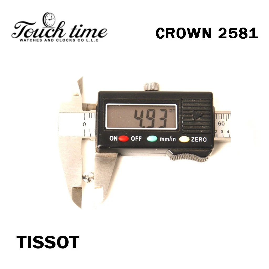 TISSOT Crown 2581- Swiss Made-Silver-Automatic Movement. thumbnail 3