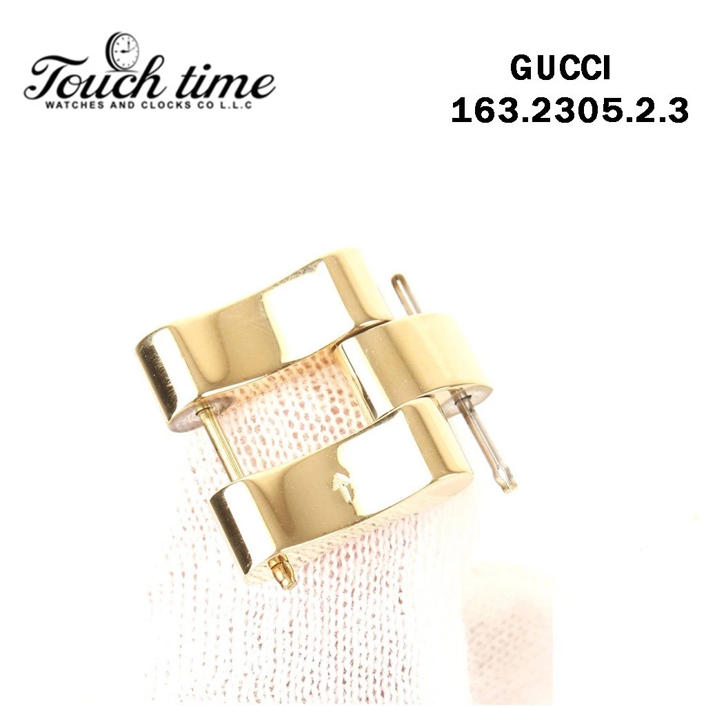 GUCCI 2305L-Size:16mm-Bracelet Link-Gold-Watch Number: GUCCI 163.2305.2.3. thumbnail 2